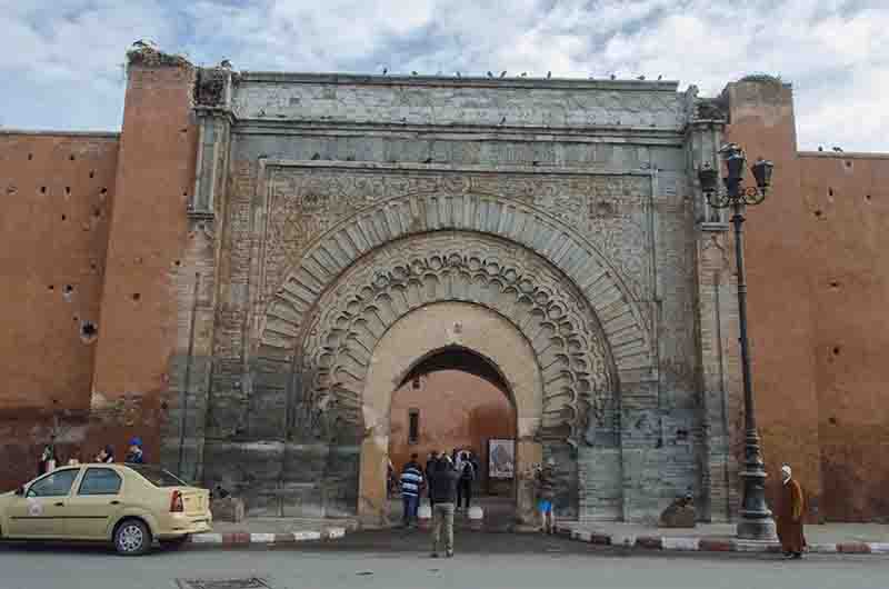 184 - Marruecos - Marrakech - muralla - puerta Bab Agnaou